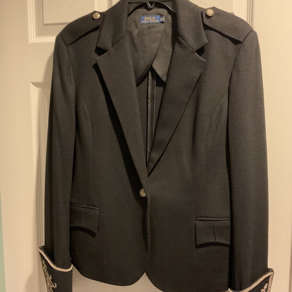 Gently used Polo Ralph Lauren wool crop sweater/jacket 12